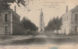 DE 18 -(40) EGLISE DE MORCENX - PHOT. BERNEDE , ARJUZANX  - 2 SCANS - Morcenx