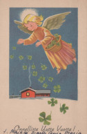 ANGEL EASTER Vintage Postcard CPA #PKE296.A - Angels