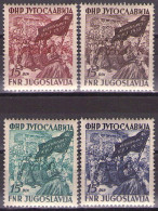 Yugoslavia 1952 - Communist Party Congress - Mi 708-711 - MNH**VF - Ongebruikt