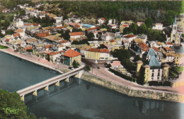 DE 24 -(40) PEYREHORADE - LE PONT SUR LE GAVE ET ROUTE DE BAYONNE - VUE AERIENNE - CARTE COULEURS  -  2 SCANS - Peyrehorade