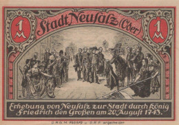 1 MARK 1914-1924 Stadt NEUSALZ Niedrigeren Silesia UNC DEUTSCHLAND Notgeld #PD261 - [11] Local Banknote Issues