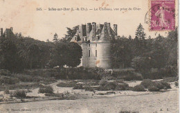 DE 26 -(41 ) SELLES SUR CHER  -  LE CHATEAU , VUE PRISE DU CHER   -  2 SCANS - Selles Sur Cher