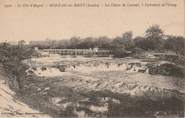 DE 18 -(40) MIMIZAN LES BAINS -  LES CHUTES DU COURANT , A L ' EXTREMITE DE L ' ETANG  - 2 SCANS - Mimizan