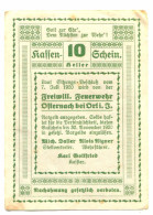 10 Heller 1920 COBURG Österreich UNC Notgeld Papiergeld Banknote #P10773 - [11] Local Banknote Issues