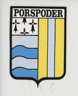 Porspoder - Autocollant (écu Blason) 10X7 - Autres & Non Classés