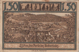 1.5 MARK 1914-1924 Stadt LÄHN Niedrigeren Silesia UNC DEUTSCHLAND Notgeld #PD212 - [11] Local Banknote Issues