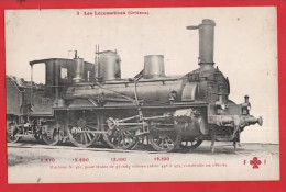 FRANCE  LES LOCOMOTIVES FRANCAIS  ( ORLEANS  ) MACHINE 461CARD CARTE 3 - Trains