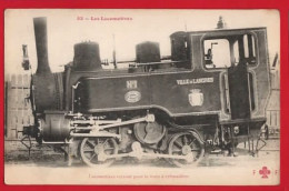 FRANCE  LES LOCOMOTIVES  VILLE DE LANGRES MACHINE  1  CARD CARTE 33 - Eisenbahnen