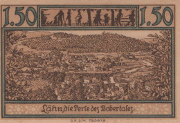 1.5 MARK 1914-1924 Stadt LÄHN Niedrigeren Silesia UNC DEUTSCHLAND Notgeld #PB904 - [11] Local Banknote Issues