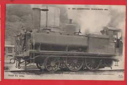 FRANCE  LES LOCOMOTIVES  FRANCAISES EST  MACHINE 277 CARD CARTE 98 - Eisenbahnen