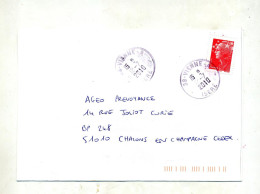 Lettre Cachet Vienne A - Cachets Manuels