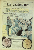 La Caricature 1884 N°239 Inoculation Du Parfait Bonheur Robida - Revistas - Antes 1900