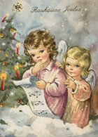 ANGEL CHRISTMAS Holidays Vintage Postcard CPSM #PAH869.GB - Engel