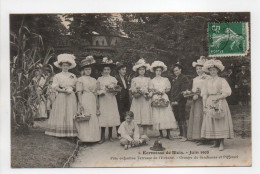 - CPA KERMESSE DE BLOIS (41) - Juin 1908 - Fête Enfantine Terrasse De L'Evêché - Groupe De Vendeuses Et Pifferari - - Blois