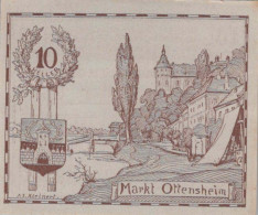 10 HELLER 1920 Stadt OTTENSHEIM Oberösterreich Österreich Notgeld Papiergeld Banknote #PG615 - [11] Emissions Locales