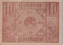 10 HELLER 1920 Stadt OBERKAPPEL Oberösterreich Österreich Notgeld #PE500 - [11] Emisiones Locales