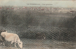 DE 10 -(36) LA VERNELLE  - VUE GENERALE  -  VACHES AUX PRES -  CARTE COLORISEE  -  2 SCANS - Other & Unclassified