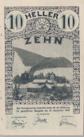 10 HELLER 1920 Stadt LILIENFELD Niedrigeren Österreich Notgeld Papiergeld Banknote #PG604 - [11] Local Banknote Issues
