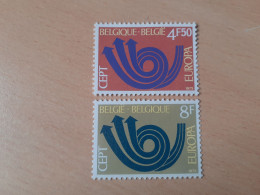 TIMBRES   BELGIQUE   EUROPA   1973   N  1661  / 1662   COTE  3,50  EUROS   NEUFS  LUXE** - 1973