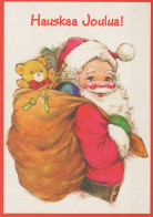 PAPÁ NOEL NAVIDAD Fiesta Vintage Tarjeta Postal CPSM #PAJ795.ES - Santa Claus