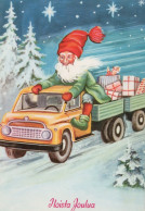 PAPÁ NOEL NAVIDAD Fiesta Vintage Tarjeta Postal CPSMPF #PAJ453.ES - Santa Claus