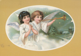 ÁNGEL NAVIDAD Vintage Tarjeta Postal CPSM #PAH057.ES - Engel