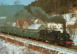 TREN TRANSPORTE Ferroviario Vintage Tarjeta Postal CPSM #PAA998.ES - Trenes