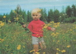 CHILDREN Scene Landscape Vintage Postcard CPSM #PBV025.GB - Scènes & Paysages