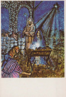 Virgen Mary Madonna Baby JESUS Christmas Religion Vintage Postcard CPSM #PBP988.GB - Maagd Maria En Madonnas
