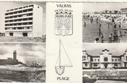 DE 6 -(34) VALRAS PLAGE  - CARTE MULTIVUES : LE NOUVEAU BUILDING , LE PHARE , ...  - 2 SCANS - Other & Unclassified