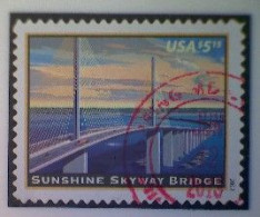 United States, Scott #4649, Used(o), 2012, Sunshine Skyway Bridge, $5.15, Multicolored - Usati