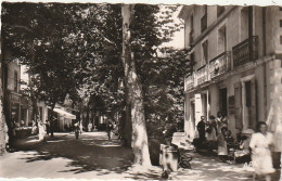 DE 6 -(34) LAMALOU LES BAINS  -  HOTEL LES PLATANES ET AVENUE CHARCOT  - ANIMATION  - 2 SCANS - Lamalou Les Bains