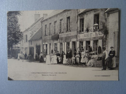 CPA--CHATEAUNEUF-VAL-DE-BARGIS. BELLE ANIMATION. MAISON SAVARD. - Autres & Non Classés