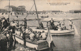 DE 7 -(34) PALAVAS LES FLOTS  -  EMBARCATION POUR LA MER  - EMBARQUEMENT  POUR LA PROMENADE  -  2 SCANS - Palavas Les Flots