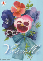 FLORES Vintage Tarjeta Postal CPSM #PBZ737.ES - Fiori