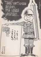 SOLDADOS HUMOR Militaria Vintage Tarjeta Postal CPSM #PBV826.ES - Humoristiques