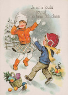 NIÑOS NIÑOS Escena S Paisajes Vintage Tarjeta Postal CPSM #PBT117.ES - Scènes & Paysages