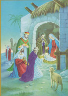 Virgen María Virgen Niño JESÚS Navidad Religión Vintage Tarjeta Postal CPSM #PBP731.ES - Jungfräuliche Marie Und Madona