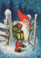 WEIHNACHTSMANN SANTA CLAUS WEIHNACHTSFERIEN Vintage Postkarte CPSM #PAK071.DE - Santa Claus
