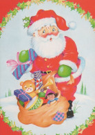 WEIHNACHTSMANN SANTA CLAUS WEIHNACHTSFERIEN Vintage Postkarte CPSMPF #PAJ388.DE - Santa Claus