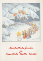 ENGEL WEIHNACHTSFERIEN Feiern & Feste Vintage Ansichtskarte Postkarte CPSM #PAG874.DE - Angels