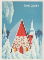 Bonne Année Noël ENFANTS Vintage Carte Postale CPSMPF #PKG469.FR - Nouvel An