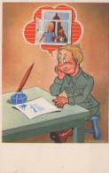 Bonne Année Noël ENFANTS Vintage Carte Postale CPSMPF #PKD841.FR - Nouvel An
