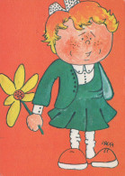 ENFANTS HUMOUR Vintage Carte Postale CPSM #PBV457.FR - Humorous Cards