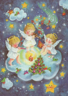 ANGE Noël Vintage Carte Postale CPSM #PBP603.FR - Anges