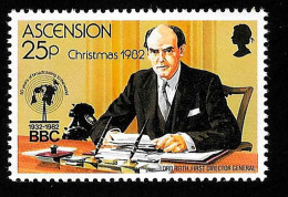 1982 Lord Reith  Michel AC 330 Stamp Number AC 319 Yvert Et Tellier AC 329 Stanley Gibbons AC 330 Xx MNH - Ascensión