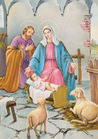 Vierge Marie Madone Bébé JÉSUS Noël Religion Vintage Carte Postale CPSM #PBB892.FR - Jungfräuliche Marie Und Madona