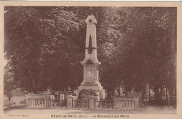 DE 11 -(37) NEUVY LE ROI  -  LE MONUMENT AUX MORTS   -  2 SCANS - Neuvy-le-Roi