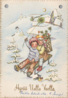Buon Anno Natale BAMBINO Vintage Cartolina CPSM #PAU060.IT - Nouvel An