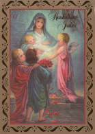 ANGELO Buon Anno Natale Vintage Cartolina CPSM #PAH813.IT - Engelen